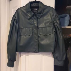Zara Faux Leather Jacket
